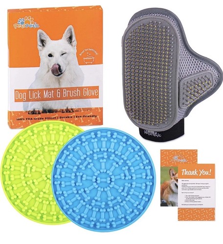 Set guanti tappetino lecca - , e